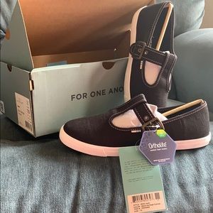 Ortholite Toms Joan black heritage canvas